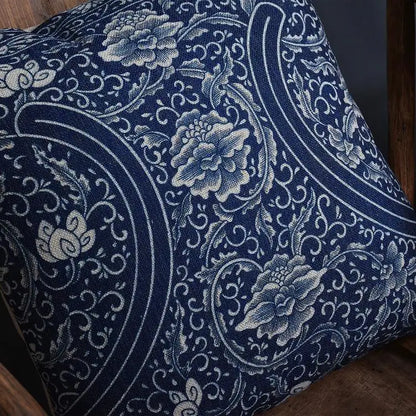 Blue Porcelain Cushion Cover Collection - The Dreamy Home