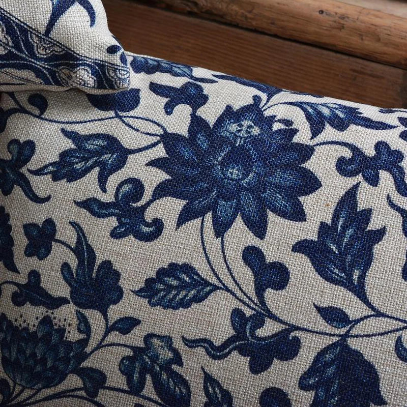 Blue Porcelain Cushion Cover Collection - The Dreamy Home