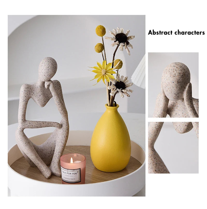 Abstract Thinker Statue - The Dreamy Home