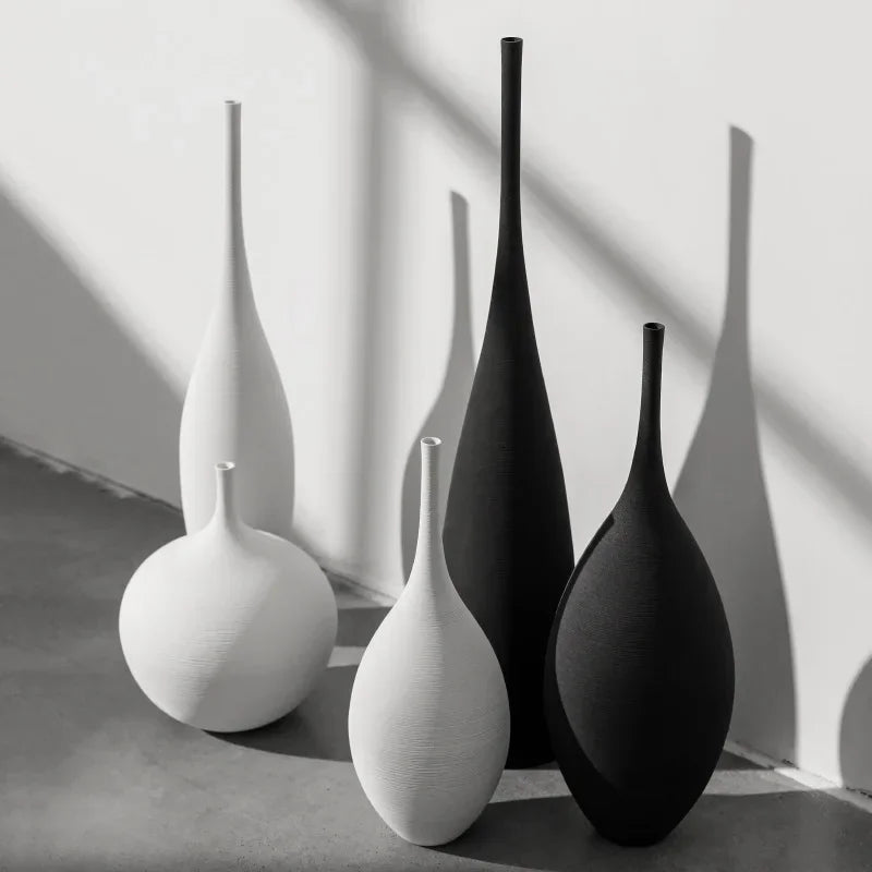 Minimalist Handmade Zen Ceramic Celestial Harmony Vase Collection - The Dreamy Home