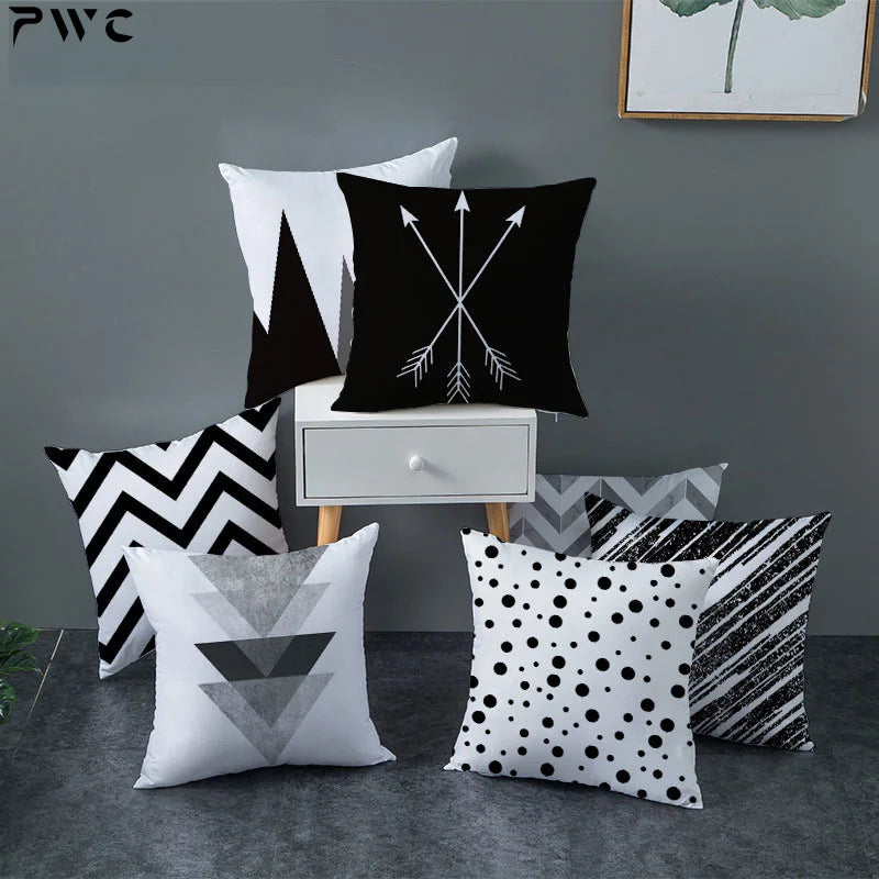 Modern Geometric Pattern Cushion Cover - The Dreamy Home