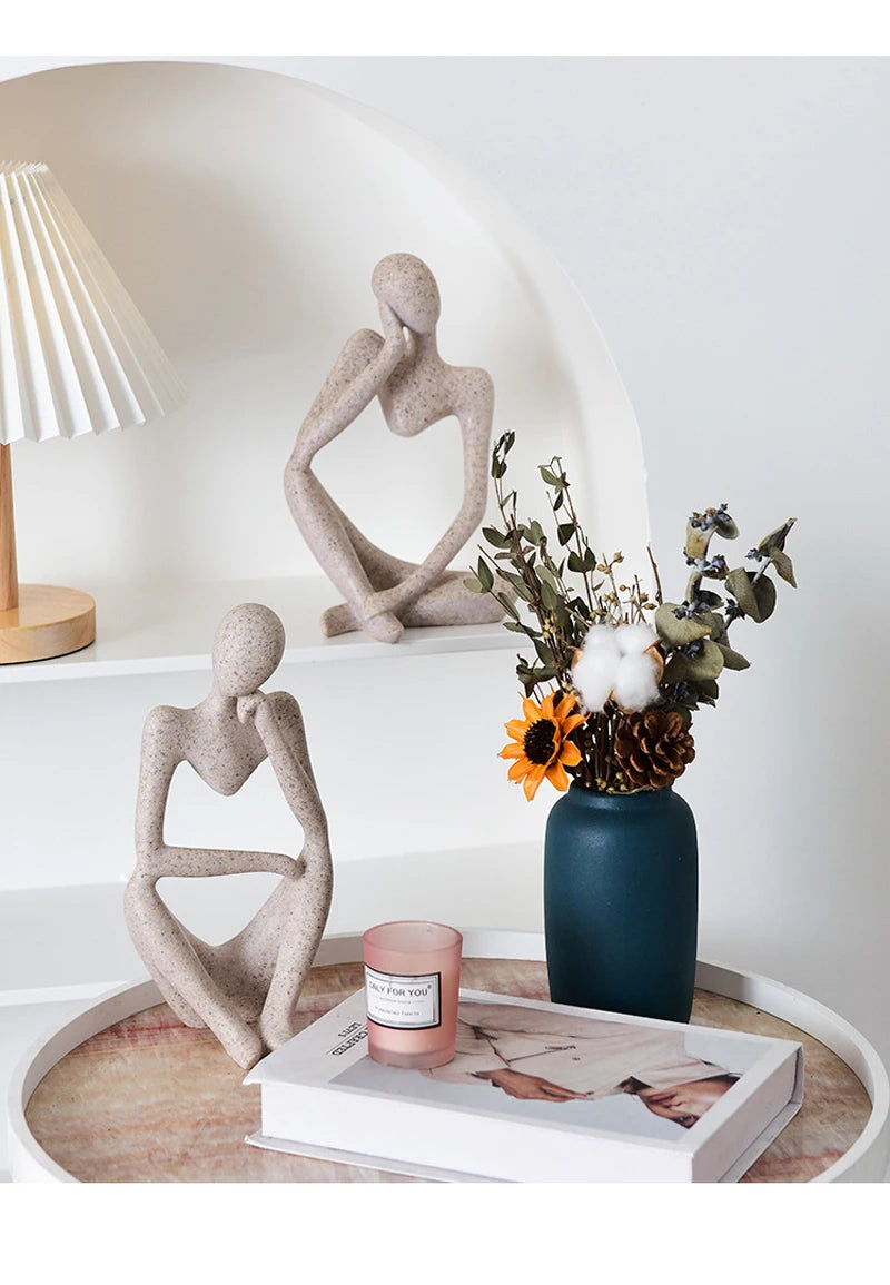 Abstract Thinker Statue - The Dreamy Home