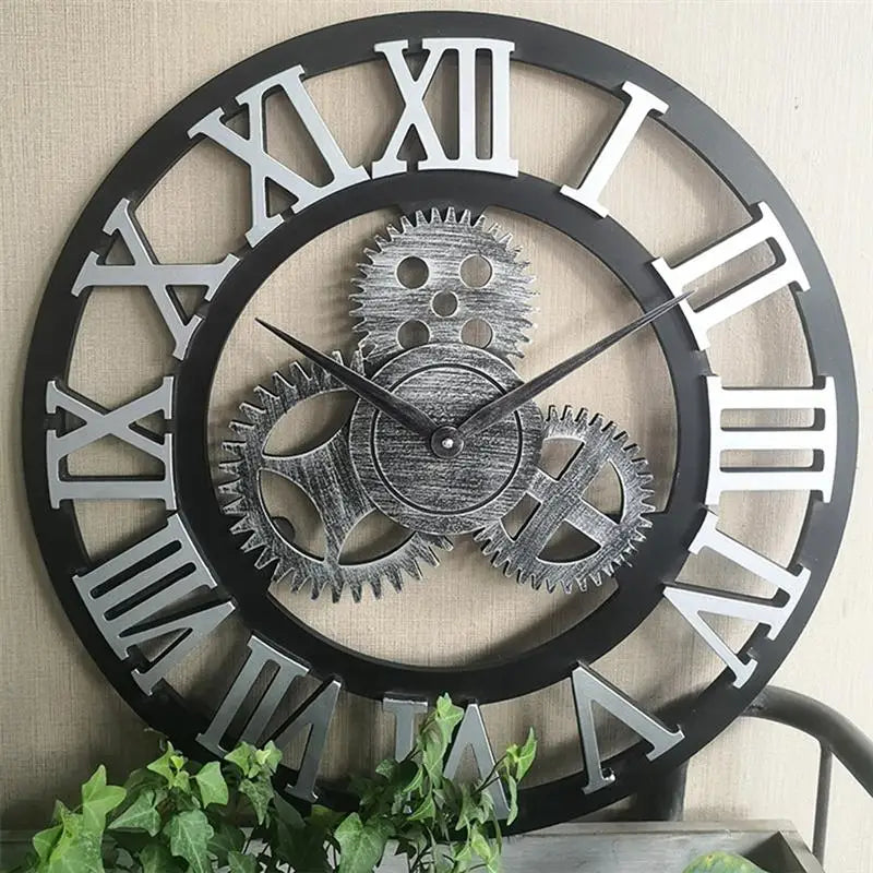 Creative Retro Gear Wall Clock - The Dreamy Home