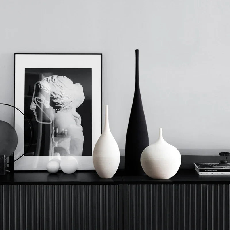 Minimalist Handmade Zen Ceramic Celestial Harmony Vase Collection - The Dreamy Home