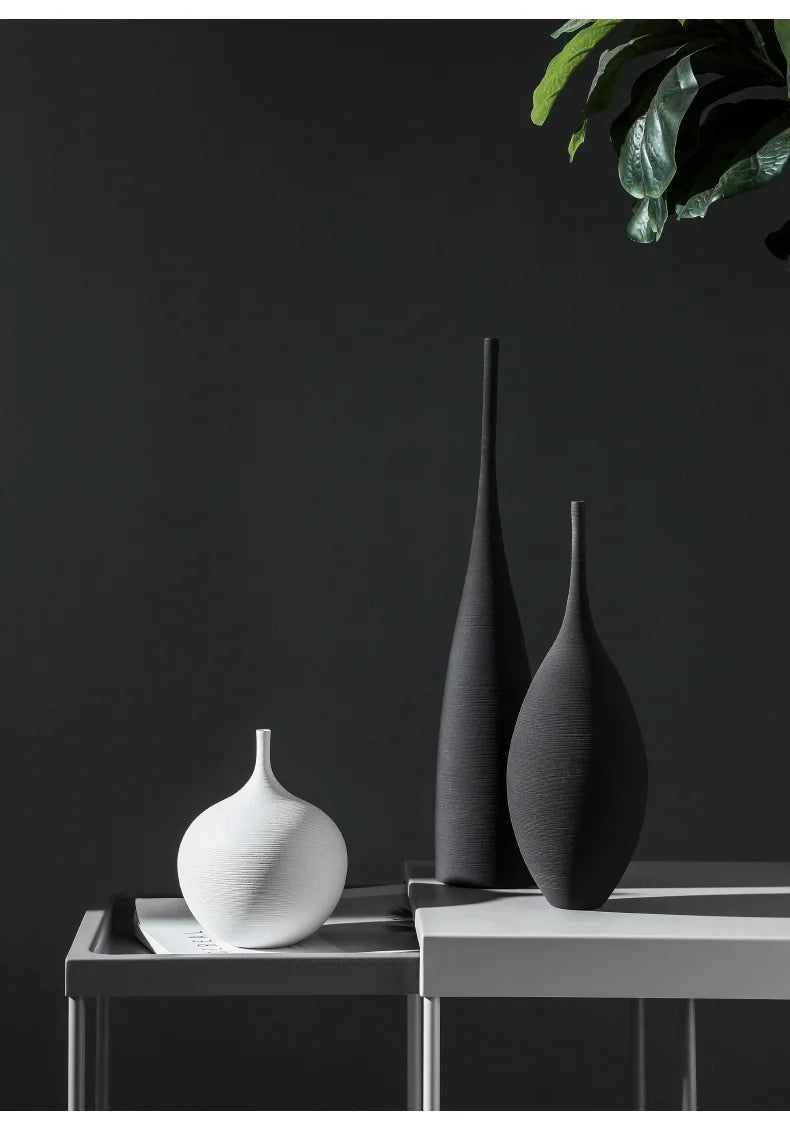 Minimalist Handmade Zen Ceramic Celestial Harmony Vase Collection - The Dreamy Home