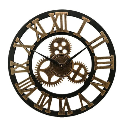 Creative Retro Gear Wall Clock - The Dreamy Home