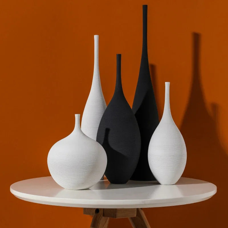 Minimalist Handmade Zen Ceramic Celestial Harmony Vase Collection - The Dreamy Home