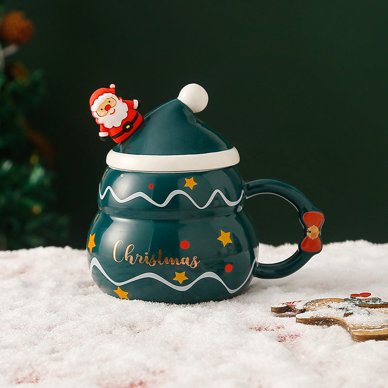 Christmas Cup Gift Box Ceramic Mug Set - The Dreamy Home