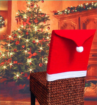 6 pc Christmas Chair Covers - The Dreamy Home