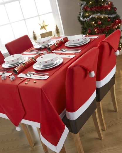 6 pc Christmas Chair Covers - The Dreamy Home